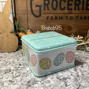POTTER'S STUDIO Easter Egg Ceramic Canister - LAST ONE
